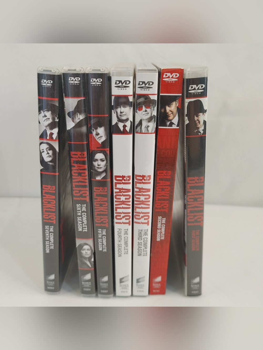 The Blacklist Complete Seasons 1-7 DVD Lot Full Series Set Crime Drama